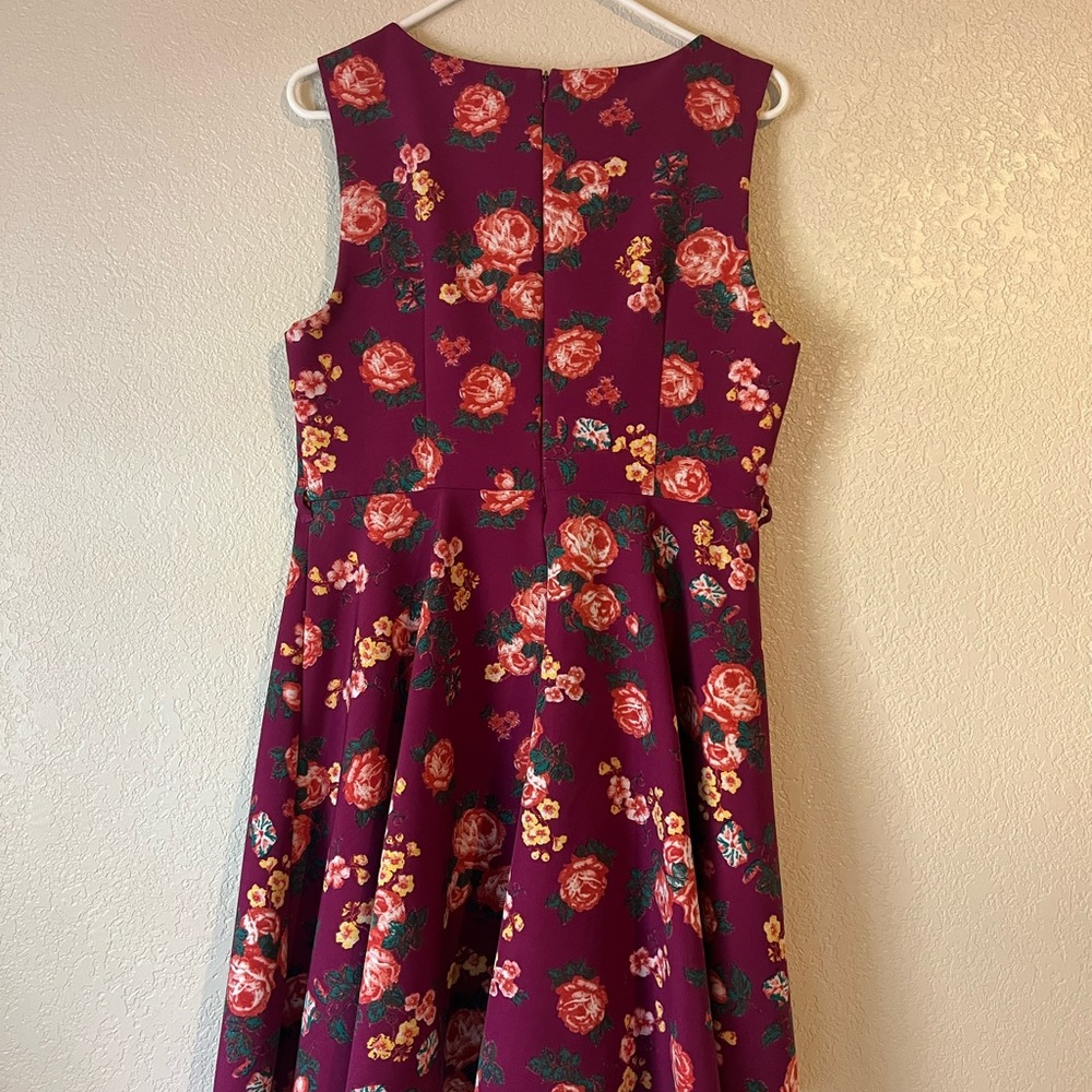 Like new, floral, retro, size L (10-12), Fervour dress